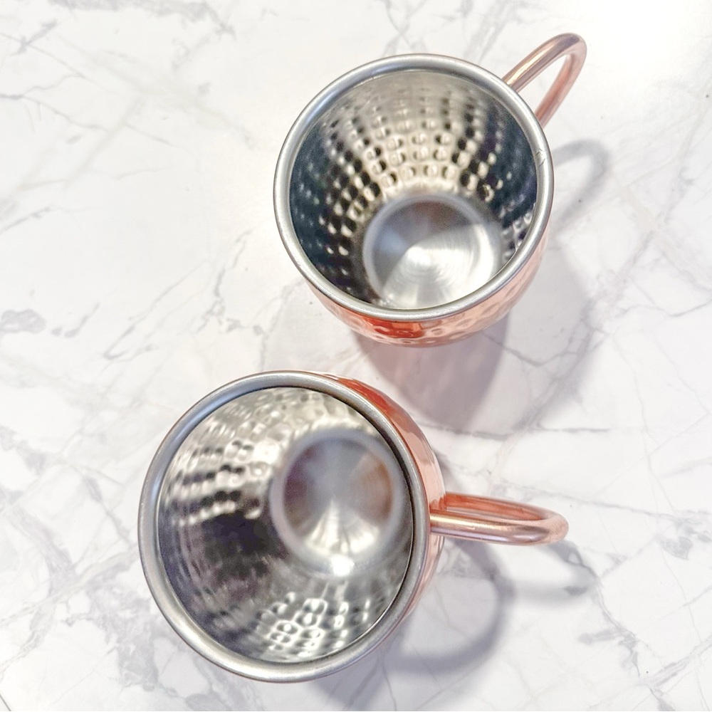 Hammered Copper Mugs (2 pc) - Picture 4 of 4